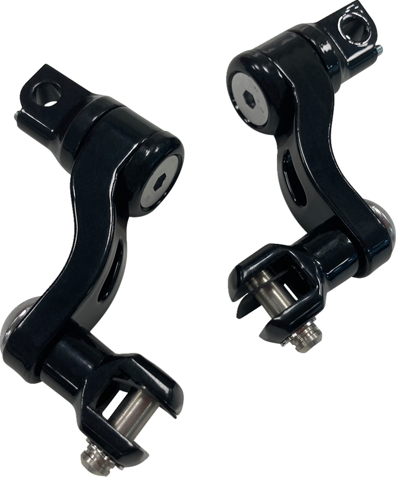 DRAG SPECIALTIES Passenger Peg Mount - Adjustable - Black 63190B - PartsOutlet.com.au