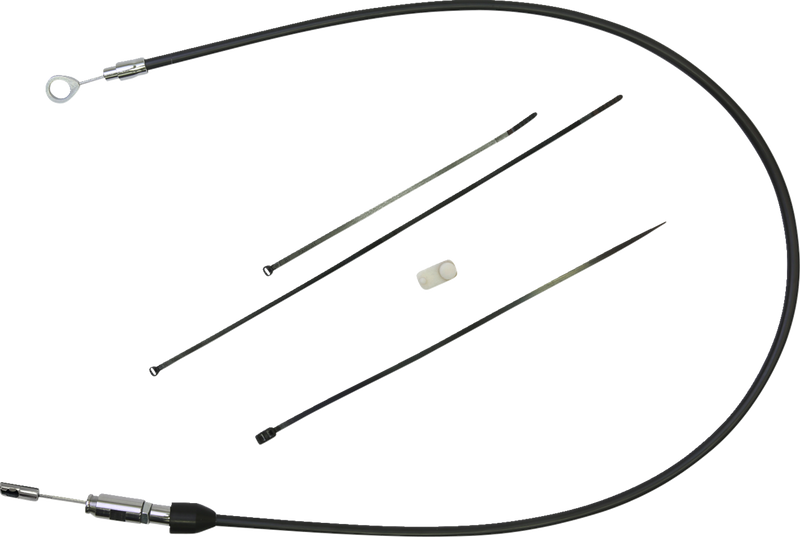 DRAG SPECIALTIES Clutch Cable - Upper - 32" - Black/Chrome - Harley-Davidson '18-'23 - 43234-2HE
