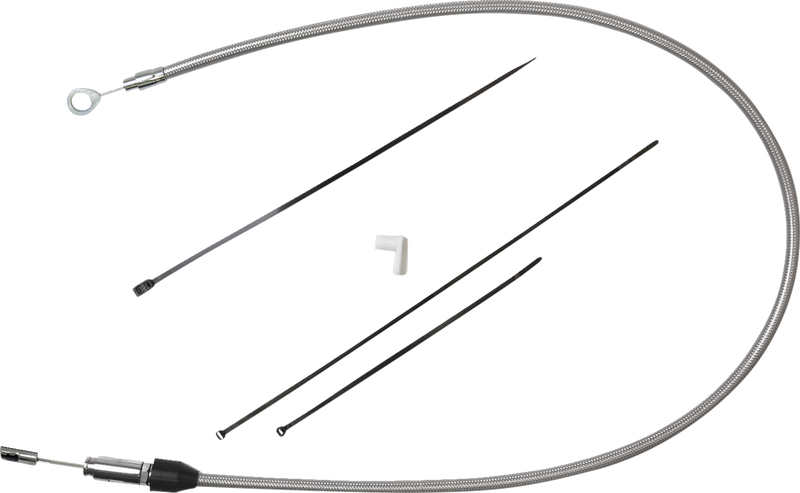 DRAG SPECIALTIES Clutch Cable - Upper - 35" - Stainless Steel - Softail '18-'23 - 5323401HE