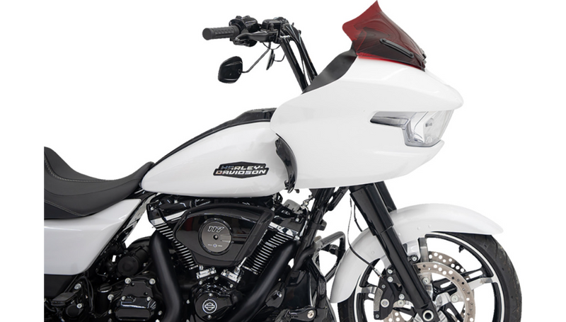 KLOCK WERKS Kolor Flare Windshield - 10" - Red - FLTR 2024+ - KWW-01-0715