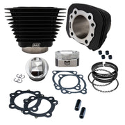 S&S CYCLE 1250cc Conversion Kit for 1986-2021 HD® Sportster® Models High Compression - Wrinkle Black Finish 910-0692 - PartsOutlet.com.au