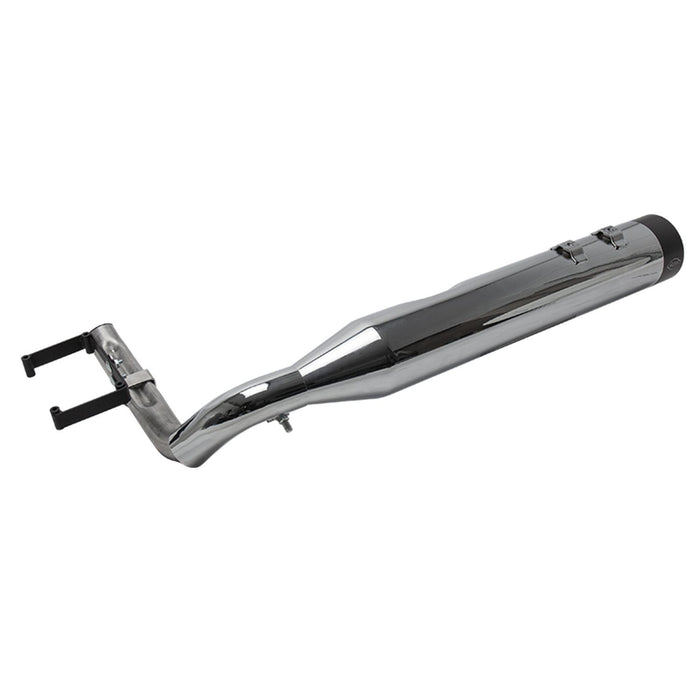 S&S CYCLE SHADOW PIPE for 1995–2008 TOURING MODELS with S&S SIDEWINDER® 2-1–Chrome - 550-0828 - PartsOutlet.com.au