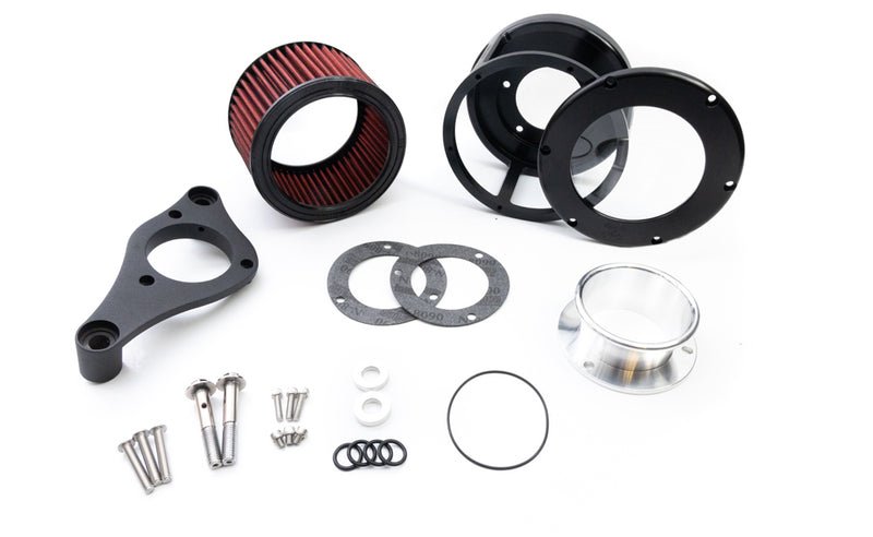 FEULING OIL PUMP CORP. Air Cleaner - BA Race Series - Black - Clear Cover - Red - Harley-Davidson 2017-2022 - M8 5424 - PartsOutlet.com.au