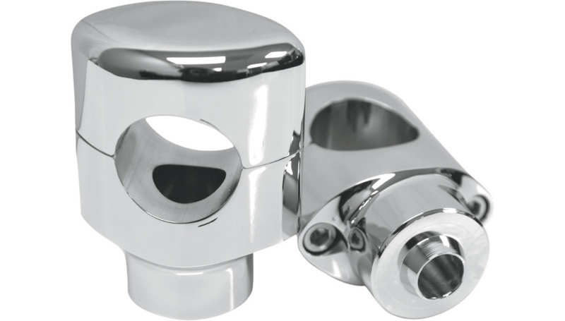 DRAG SPECIALTIES Risers - Big Buffalo - Springer - 1-1/2" - Chrome - 0602-0418
