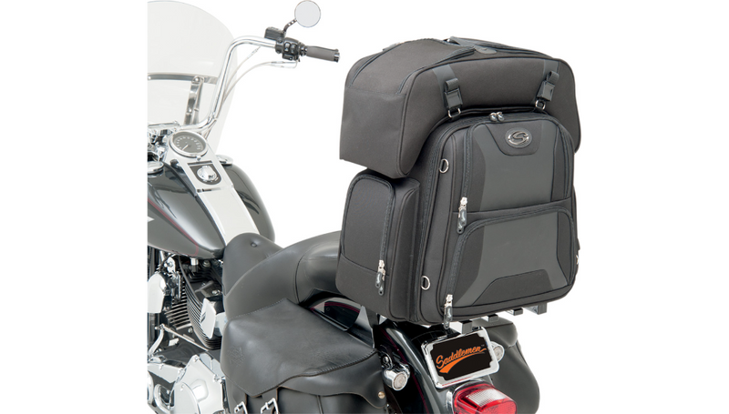 SADDLEMEN FTB3600 Sport Sissy Bar and Combo Bag EX000698 - PartsOutlet.com.au