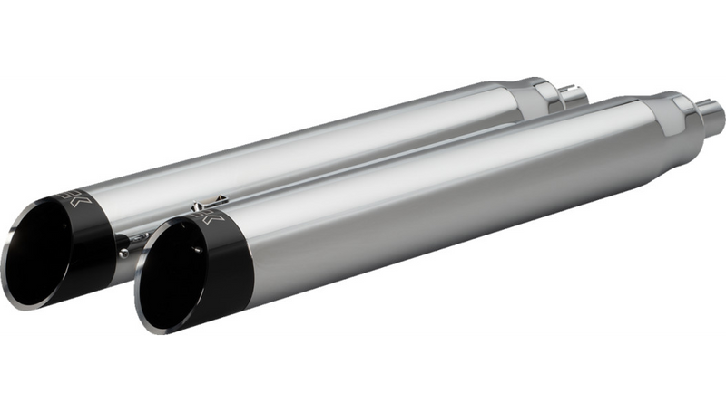 KHROME WERKS 4-1/2" War Hammer Mufflers - NO saddlebags - Chrome - Indian Touring '14-'22 - 202230