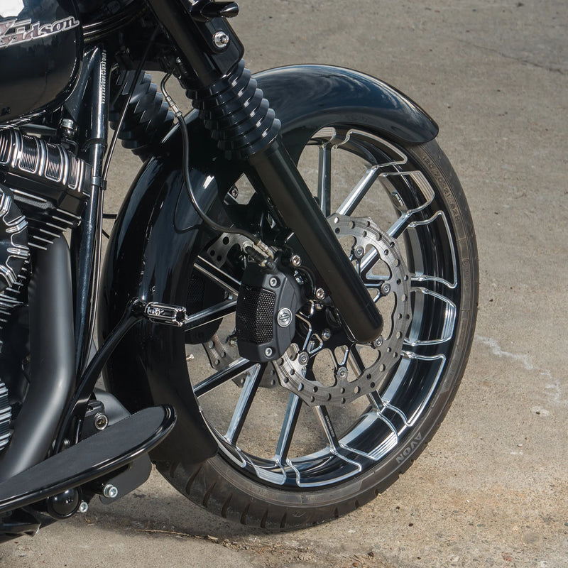 ARLEN NESS STEEL RAPPER FRONT FENDERS - 23" - '14-'24 FLT TOURING - 06-738