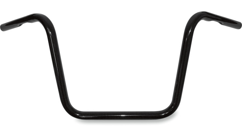 DRAG SPECIALTIES Handlebar - 1" Ape Hanger - 12" - TBW - Black - Harley-Davidson '08-'17 - 0601-1217