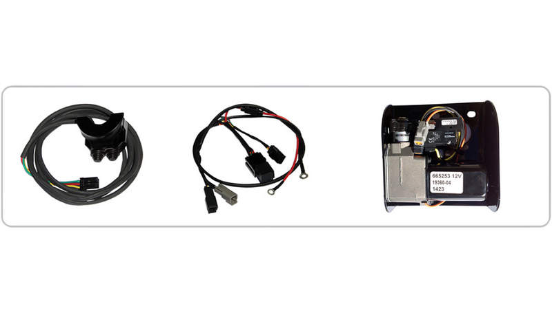 LEGEND SUSPENSION AIR-A Sportster Adjustable AIR Suspension - Black - Standard - '04-'13 XL - 1311-0111 - PartsOutlet.com.au