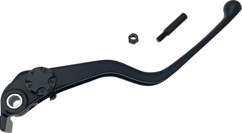 DRAG SPECIALTIES Brake Lever - Wide Blade - Black - Pan America '21-'24 - H07-0731MB-B - PartsOutlet.com.au