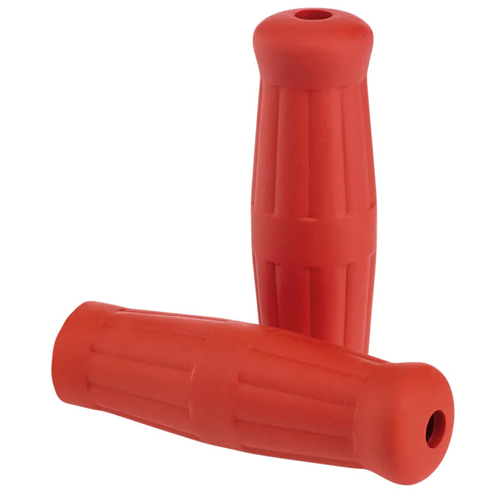 JOKER MACHINE Grips - Radial - Rubber - Red - Harley-Davidson 1980-2020 - 03-61R - PartsOutlet.com.au