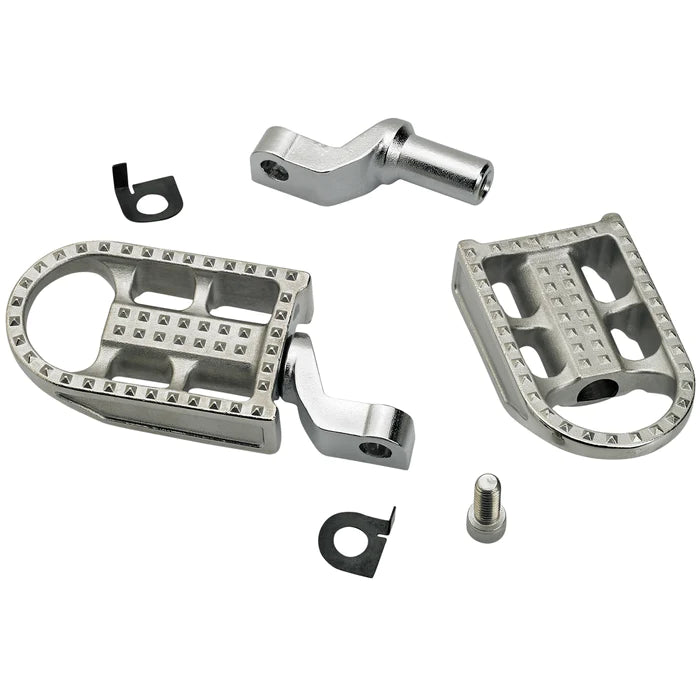 BILTWELL Mushman Step Footpegs - Polished 7002-302-02 - PartsOutlet.com.au