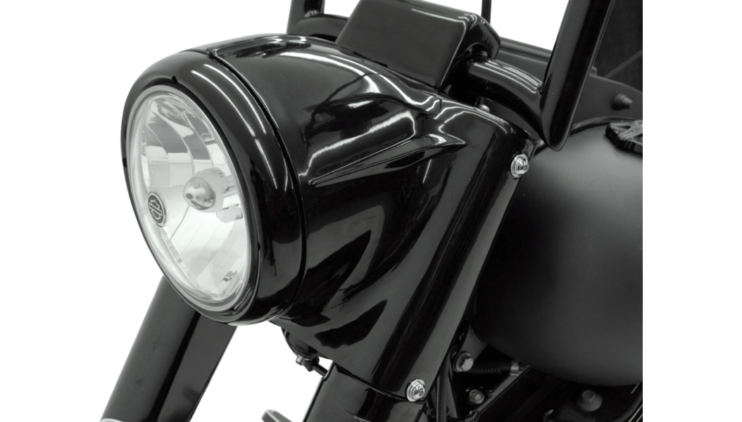 DRAG SPECIALTIES 7" Nacelle Headlight Kit - Harley-Davidson 1986-2015 - Black L20-0629GB