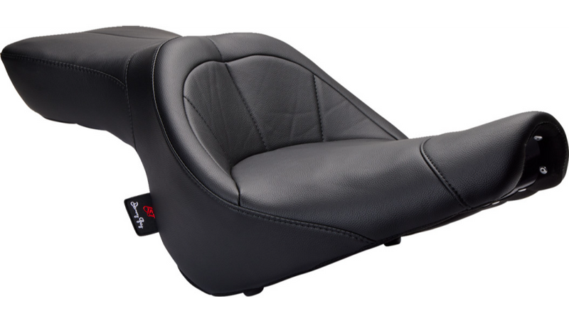 DANNY GRAY TourIST Seat - Air - Black - Vinyl - FL '07-'17 - FA-DGE-0317 - PartsOutlet.com.au