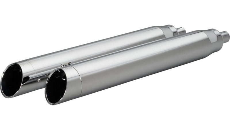 KHROME WERKS 4-1/2" War Hammer Mufflers - NO saddlebags - Chrome - Indian Touring '14-'22 - 202230