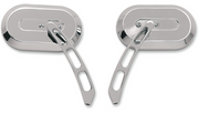 DRAG SPECIALTIES Left Large Oval Mirror 60-6232LBL1 - PartsOutlet.com.au