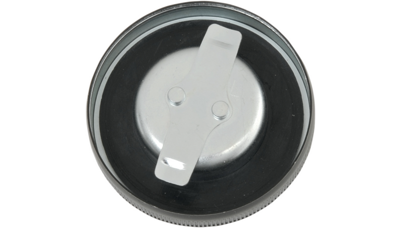 DRAG SPECIALTIES Non-Vented Gas Cap - Harley-Davidson 1958-1973 - Gloss Black 012761 - PartsOutlet.com.au