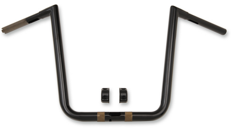 LA CHOPPERS Handlebar - Hefty Twin Peaks - 19" - Black - FLTR '15-'22 - LA-7312-69B