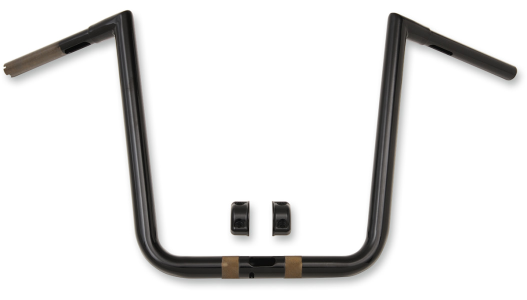 LA CHOPPERS Handlebar - Hefty Twin Peaks - 19" - Black LA-7312-69B