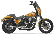 BASSANI XHAUST Road Rage 2:1 Exhaust - Short - FXR '84-'00 -Chrome 1FXR2 - PartsOutlet.com.au