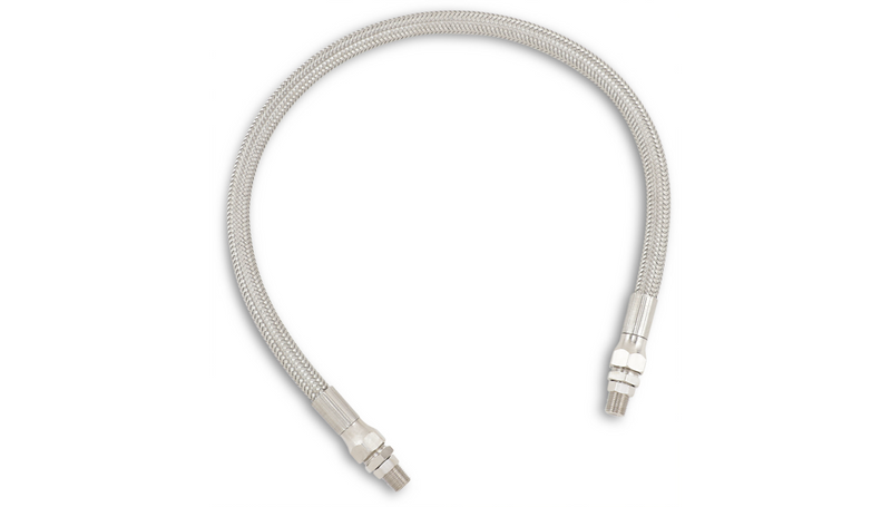 DRAG SPECIALTIES Oil Line with Fittings - Stainless Steel - 20" - 620