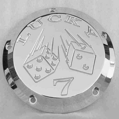 JOKER MACHINE Derby Cover - Lucky 7 - Harley-Davidson 1999-2019 - 06-99L - PartsOutlet.com.au