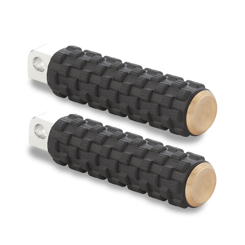 ARLEN NESS AIRTRAX FOOTPEGS, BRASS - Softail 18+ Driver Footpegs - 07-958 - PartsOutlet.com.au