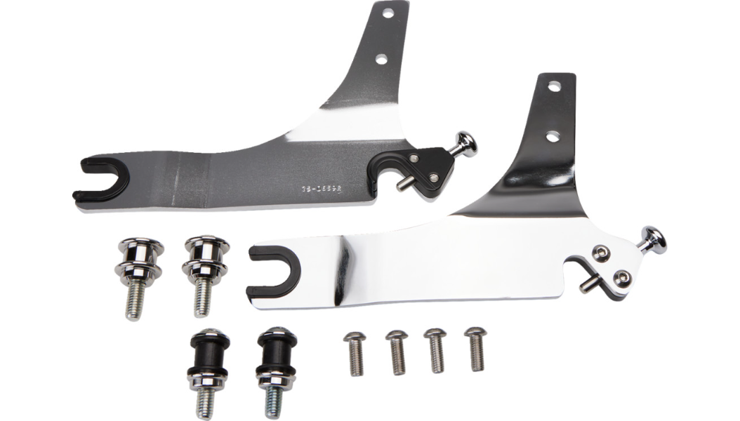 COBRA Backrest Kit - 14" - Chrome - '18-'20 FXLR 602-2009