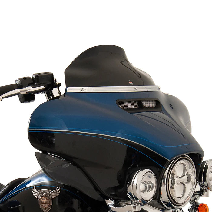 KLOCK WERKS Flare Windshield - 6-1/2" - Black - FLHT '14-'25 - KWW-01-0200-2014