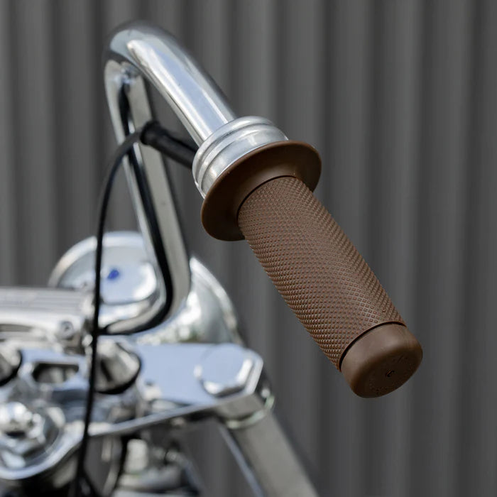 BILTWELL Grips - Renegade - 1" - Chocolate 6704-0401