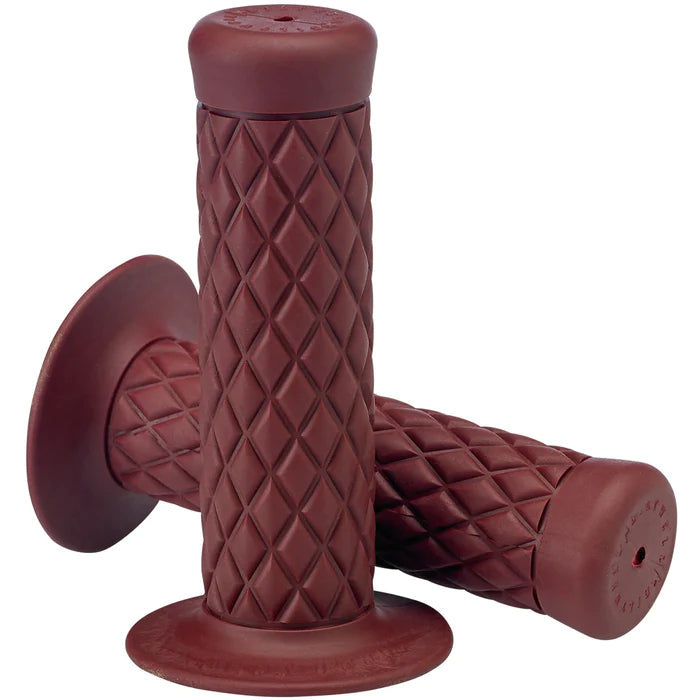 BILTWELL Grips - Thruster - 1" - Oxblood 6702-0301