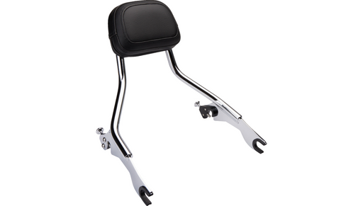 COBRA Detachable Backrest - Chrome - Short - '09-'20 FLH/FLT 602-2200 - PartsOutlet.com.au