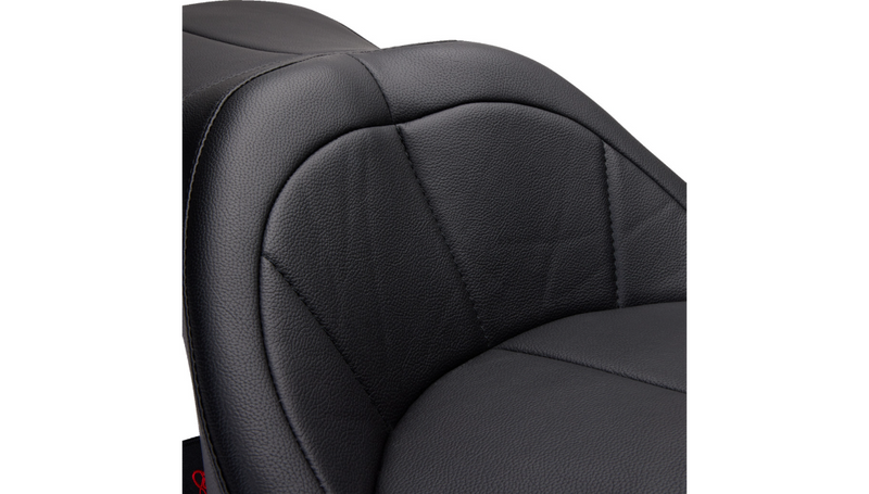 DANNY GRAY TourIST Seat - Air - Black - Vinyl - FL '07-'17 - FA-DGE-0317 - PartsOutlet.com.au
