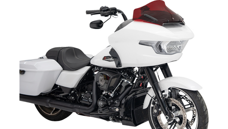 KLOCK WERKS Kolor Flare Windshield - 10" - Red - FLTR 2024+ - KWW-01-0715