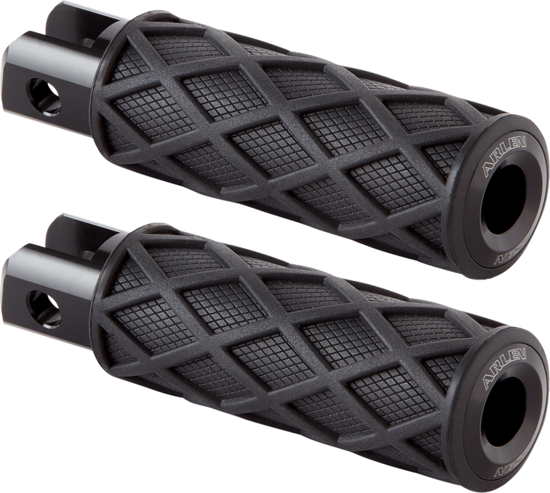 ARLEN NESS Diamond Footpegs, Black - 18-Softail Driver - 400-051 - PartsOutlet.com.au