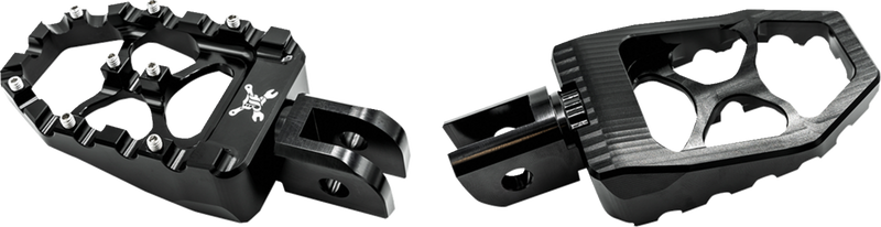 BURLY BRAND MX Evolution Pegs - Black - Softail '18-'24 - B13-1016B - PartsOutlet.com.au