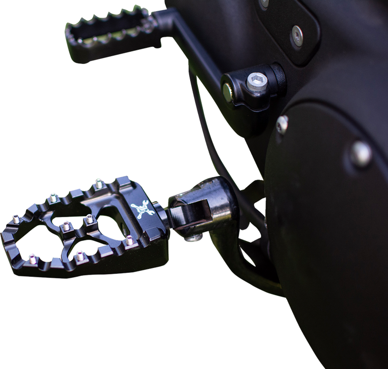 BURLY BRAND MX Evolution Pegs - Black - Sportster/Dyna B13-1015B - PartsOutlet.com.au