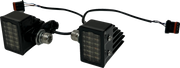 CUSTOM DYNAMICS LED Turn Signals - Front - Gloss Black CD-LRST-FTS-B
