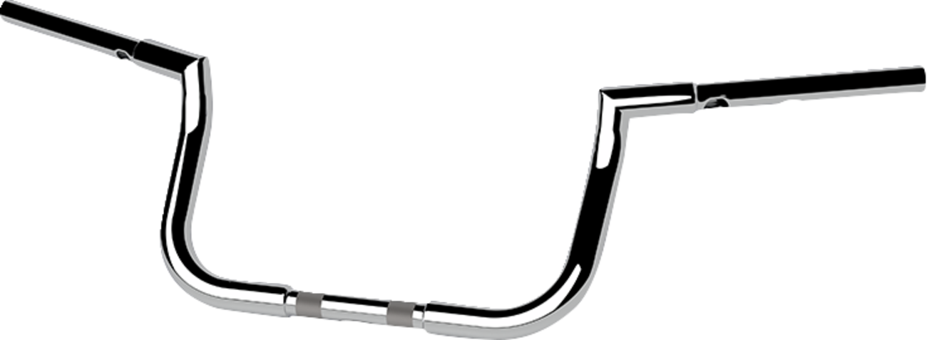 LA CHOPPERS Handlebar - Twin Peaks - Bagger - 8" - Chrome - FL '23-'24 - LA-7367-08