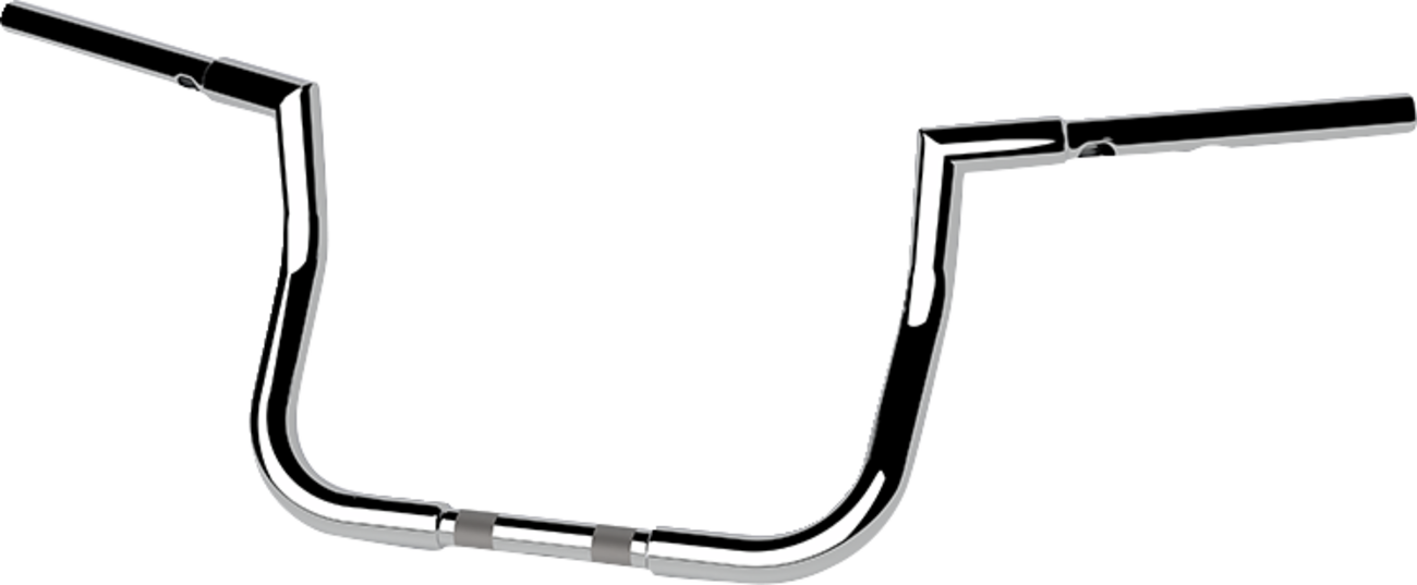 LA CHOPPERS Handlebar - Twin Peaks - Bagger - 10" - Chrome- FL '23-'24 - LA-7367-10