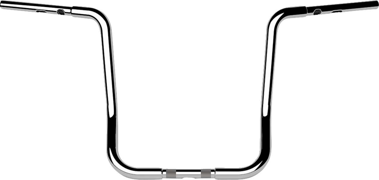 LA CHOPPERS Handlebar - Twin Round - 1-1/4" x 16" - Chrome - FL '23-'24 - LA-7347-16