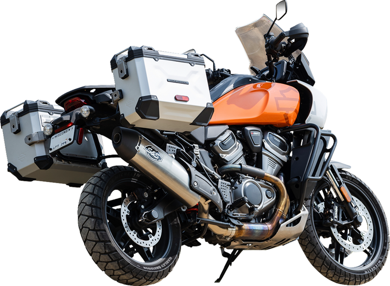 S&S CYCLE Slip-On Muffler - Brushed Stainless Steel - 50-State 550-1081 - PartsOutlet.com.au