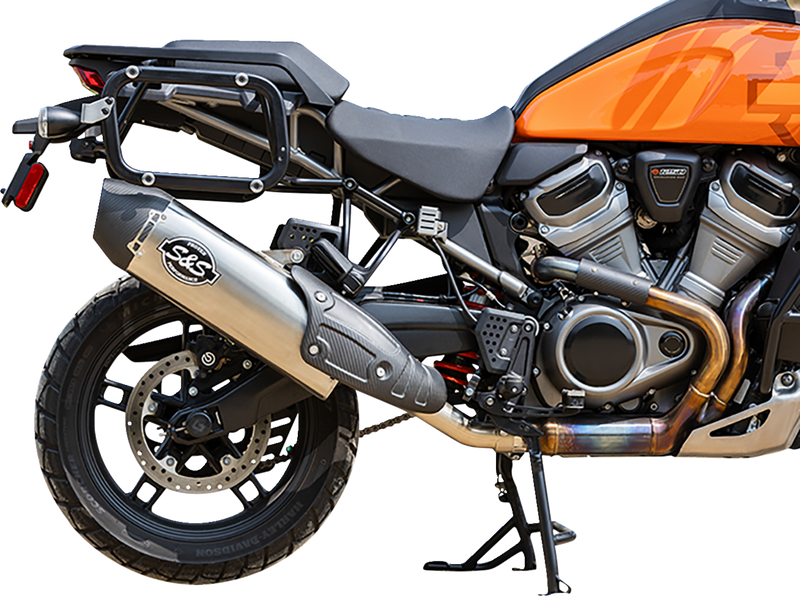 S&S CYCLE Slip-On Muffler - Brushed Stainless Steel - 50-State 550-1081 - PartsOutlet.com.au