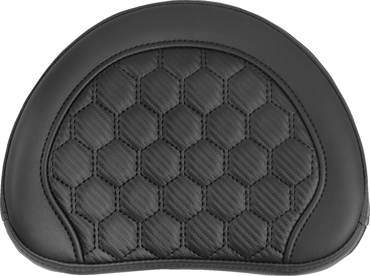 SADDLEMEN RoadSofa Sissy Bar Pad - Honeycomb - Black Stitching 051349 ...