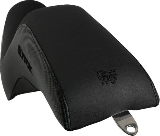 SLYFOX Drifter Seat - Black Logo - Black Vinyl - Smooth - FXR '82-'00 SlyFox4681A