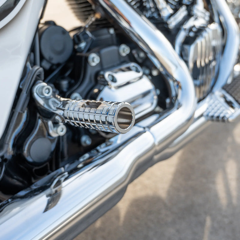 ARLEN NESS SPEEDLINER FOOTPEGS, CHROME - 18-up M8 SOFTAIL PASSENGER - 400-039 - PartsOutlet.com.au