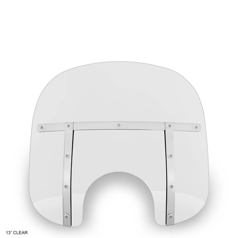 MEMPHIS SHADES Fats Windshield - 13" - Headlight - Clear - MEM3510