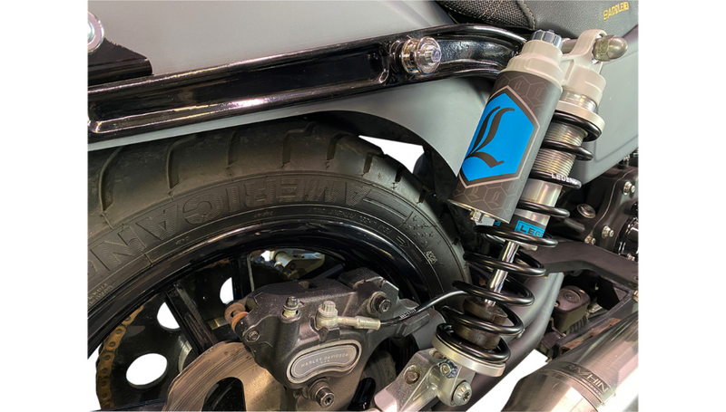 LEGEND SUSPENSION REVO ARC Piggyback Shocks - Standard - Clear - 13" - Dyna '99-'17 - 1310-1938
