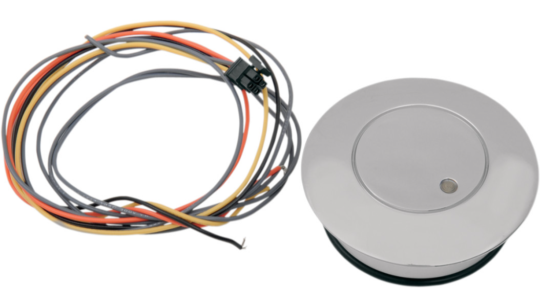 DRAG SPECIALTIES Left Side Gas Cap with LED Light HarleyDavidson 19