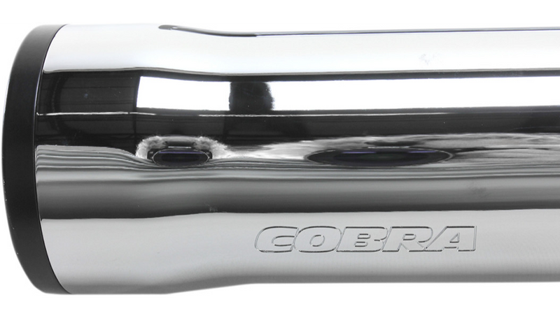 COBRA 3" RPT Mufflers for '00-'06 Softail - Chrome 6054
